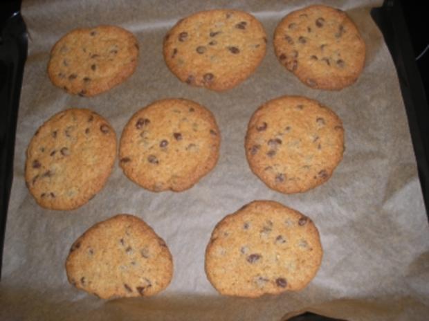 .Vanille-Cookies mit Schokostückchen. - Rezept - kochbar.de