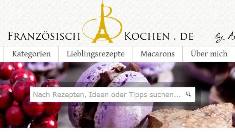 Kochblog der Woche: "Aux délices d'Aurélie" Kochblog der Woche: "Aux délices d'Aurélie"