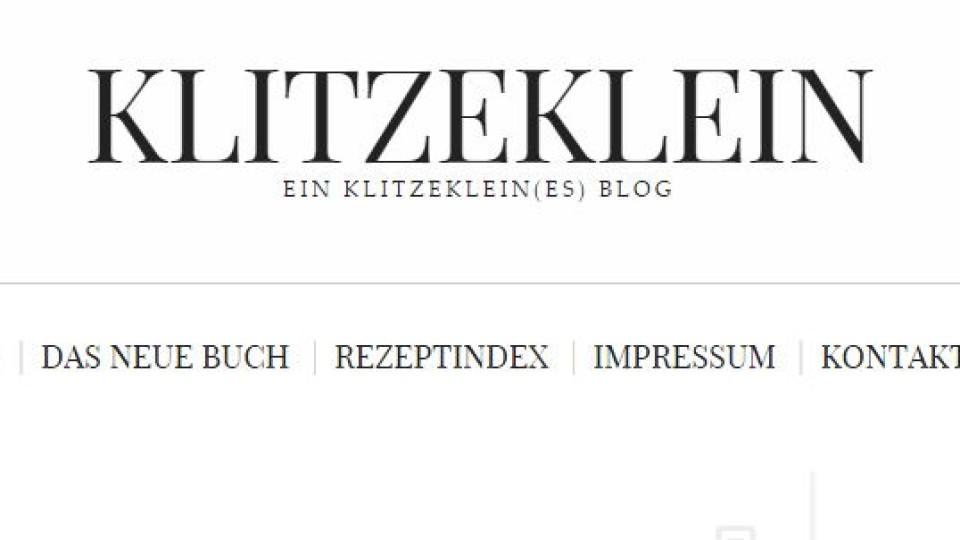 Kochblog der Woche: "Ein klitzeklein(es) Blog" Kochblog der Woche: "Ein klitzeklein(es) Blog"