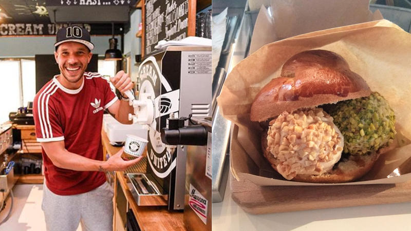 Poldi-Burger erobert den Sommer Lukas Podolski erfindet den Eis-Burger