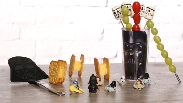Lichtschwert-Spieße, 'Prinzessin Leia'-Muffins & Co. 'Star Wars'-Leckereien für Kindergeburtstag