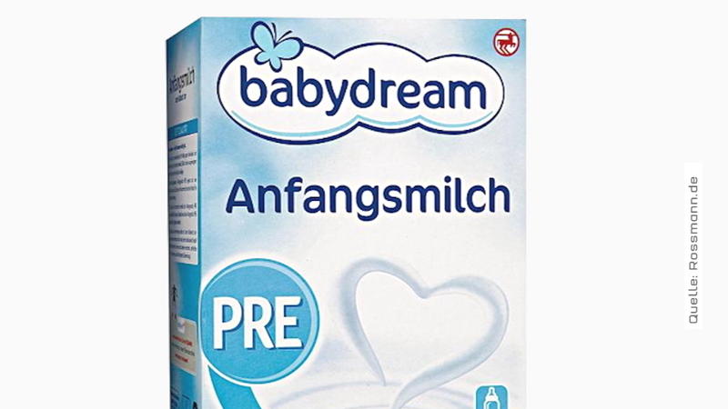 Rossmann warnt vor 'Babydream'-Milchprodukten Weltweiter Rückruf von Babynahrung wegen Salmonellen