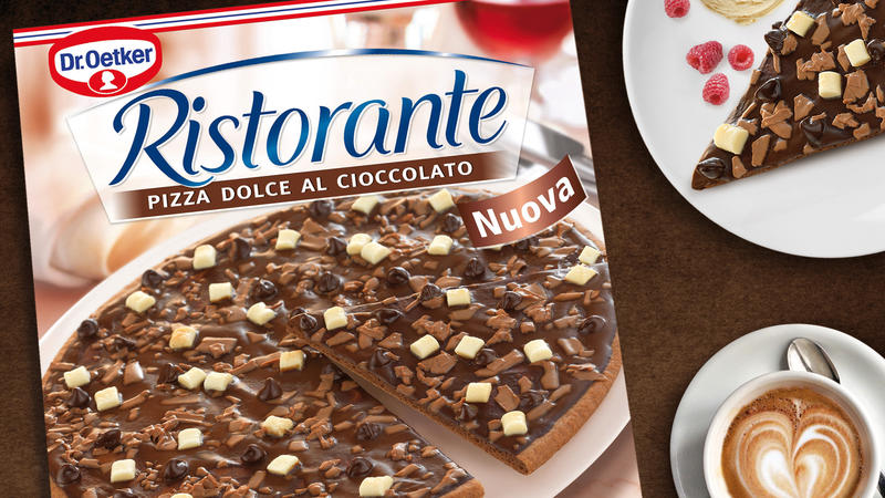 Kostprobe aus der Kühltruhe So schmeckt die neue Schoko-Pizza