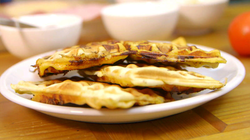 Schnell gemacht und superlecker Unser Lieblingsgericht: Pizzawaffeln