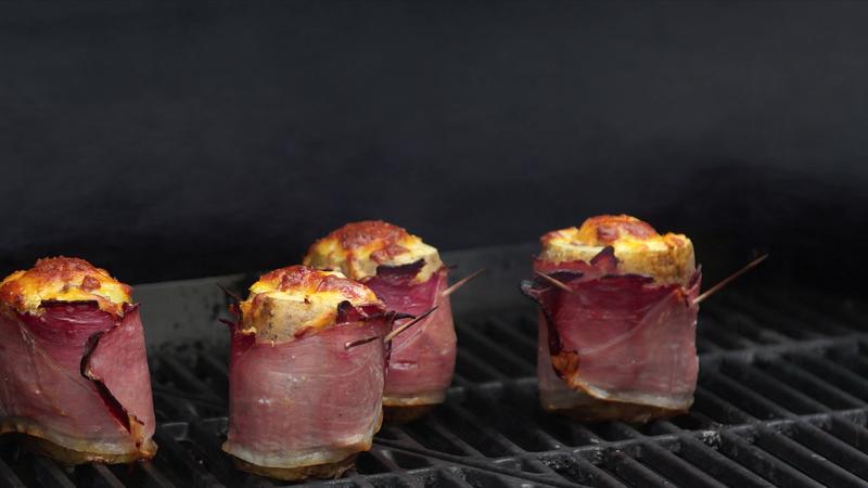 Lecker-herzhaft So machen Sie Kartoffel-Bacon-Bombs