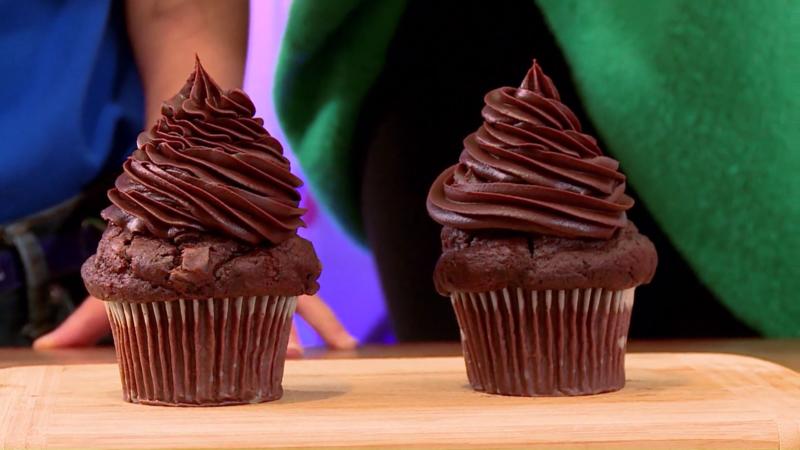 Auf der Suche nach dem perfekten Cupcake So geht das Topping aus zwei Zutaten