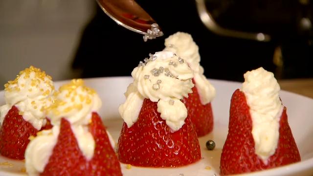 Frisch-cremiger Genuss Erdbeer-Cheesecake-Pralinen mit nur 5 Zutaten