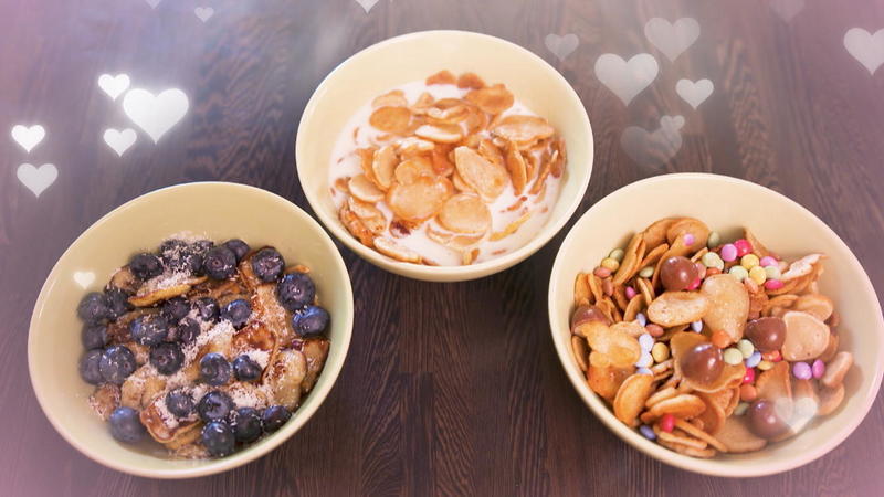 Einfaches Rezept Pancake Cereal selber machen