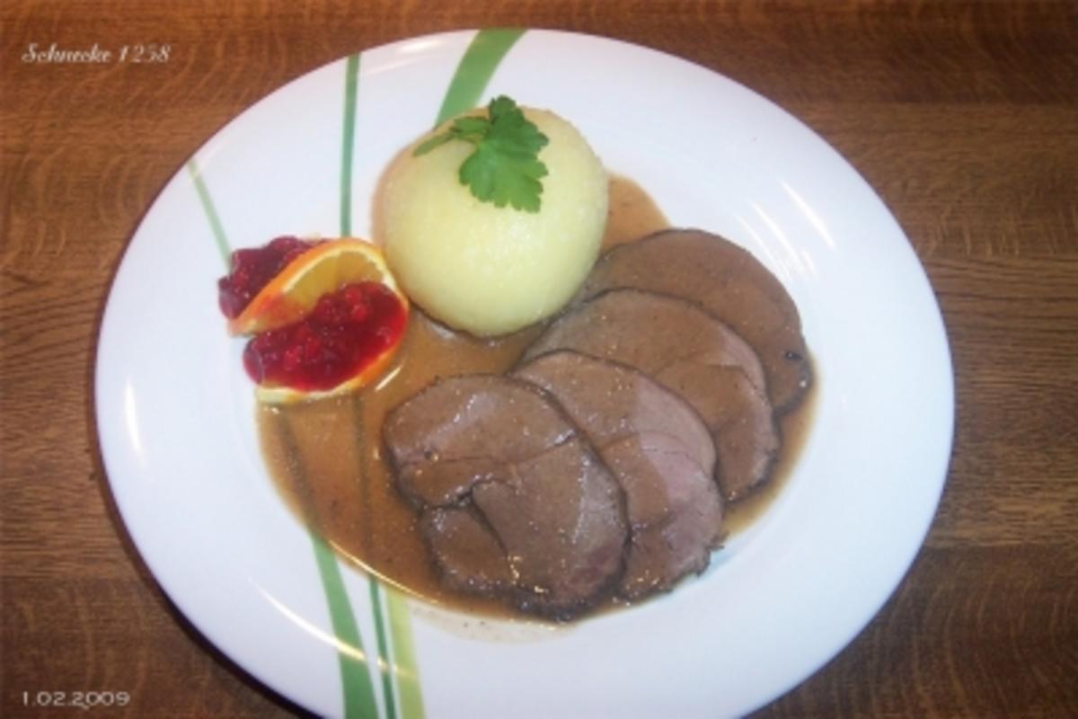 Rehbraten - Rezept