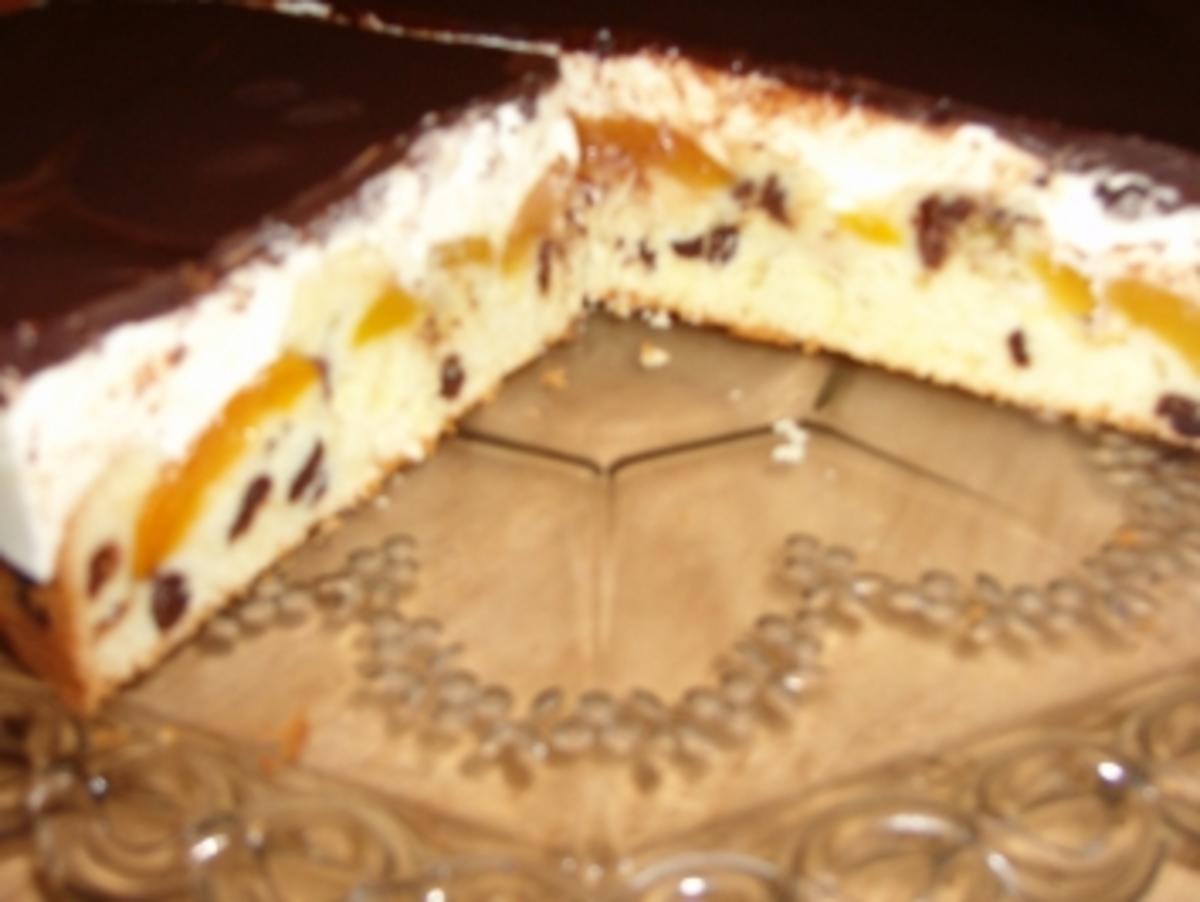 Schoko-Aprikosen-Torte - Rezept