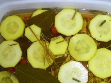 Einlegegurken etc. Schnellrezept - Rezept