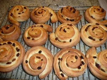 Rosinenschnecken - Rezept