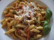 Nudeln in Gemüsesosse - Rezept
