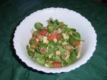 Gemischter Rapünzchensalat - Rezept