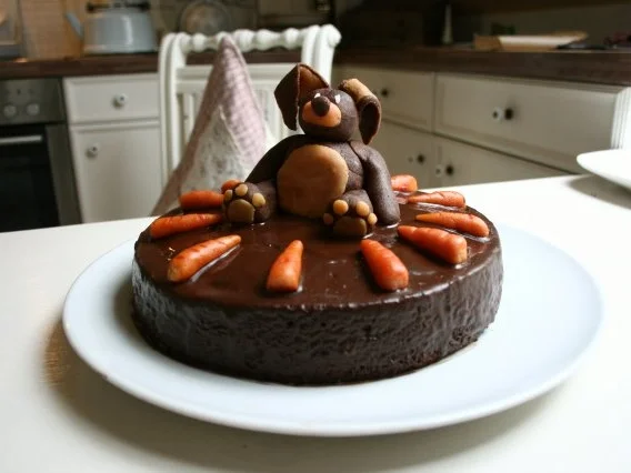 Möhren-Nuss-Kuchen - Rezept