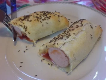 Rezept: Würstchen im Blätterteig Würstchen im Blätterteig - Rezept
