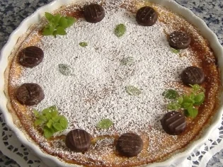 Flao  (Käsekuchen mit Minze) - Rezept