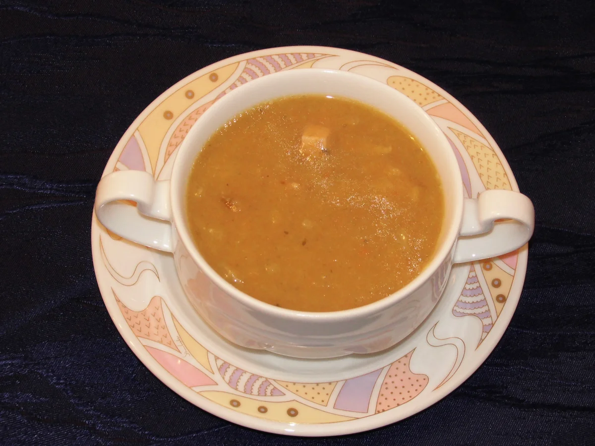 Sächsische Kartoffel, Möhren und Rosenkohlsuppe - Rezept - Bild Nr. 2