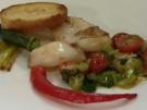 Tintenfisch mit Peperoni, Knoblauch und Frühlingszwiebeln - Rezept