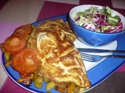 Rezept: Spanisches Bauernomelett Spanisches Bauernomelett - Rezept