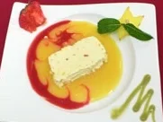 Rezept: Ingwerparfait auf Mangomousse Ingwerparfait auf Mangomousse - Rezept