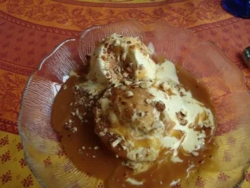 *Dessert - Ananasstücke in Karamelsauce - Rezept