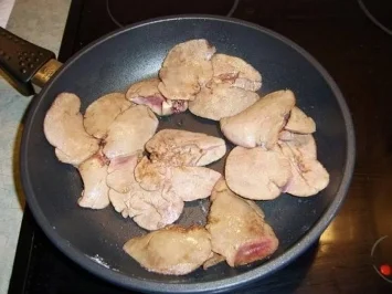 Kaninchenleber naturell an Marsalaweinsoße - Rezept