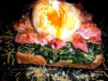 Rezept: VORSPEISE: Toast überbacken VORSPEISE: Toast überbacken - Rezept