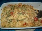 Überbackene Gemüsespätzle - Rezept