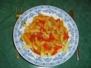 Rezept: Putengeschnetzeltes mit Paprika Putengeschnetzeltes mit Paprika - Rezept