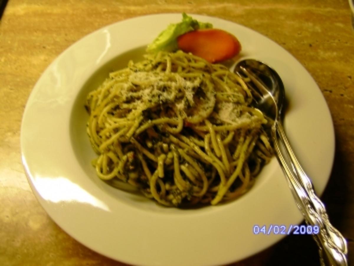 cremige Spinatspagetti - Rezept