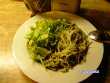 cremige Spinatspagetti - Rezept