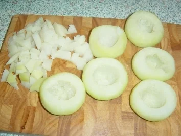 Gefüllte Kohlrabi in Käse-Kräutersauce - Rezept