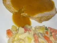 Putenbrust aus dem Römertopf - Rezept