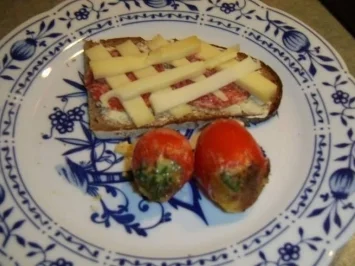 Antipasti von Tomate und Knoblauch - Rezept