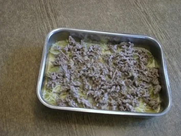 Rezept: Kartoffelauflauf mit Hackfleisch Bild Nr. 2 Kartoffelauflauf mit Hackfleisch - Rezept - Bild Nr. 2