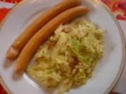 Wiener Würstchen mit Wirsinggemüse - Rezept