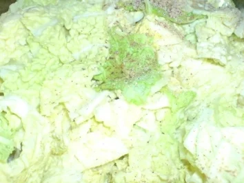 Wiener Würstchen mit Wirsinggemüse - Rezept