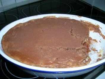 Schokoladiger Reisauflauf mit Äpfeln - Rezept