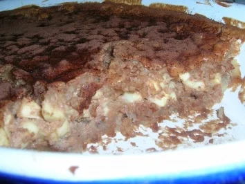 Schokoladiger Reisauflauf mit Äpfeln - Rezept