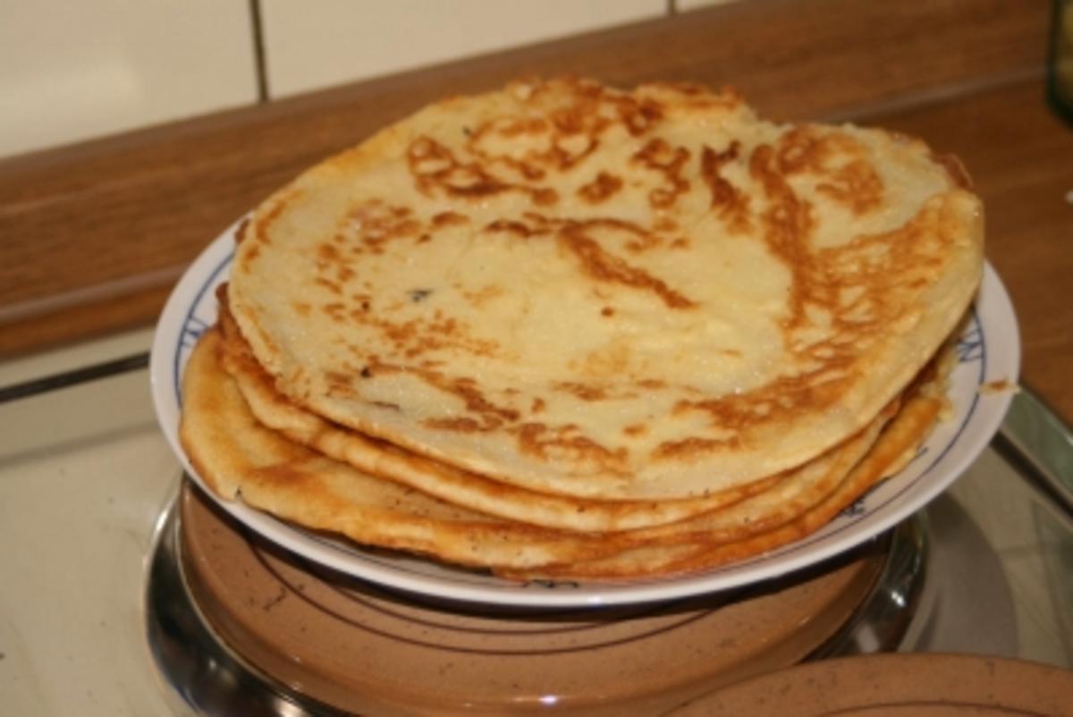 Pfannekuchen mit Blaubeeren - Rezept