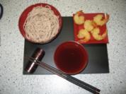 Rezept: Sobanudeln mit Tempura Sobanudeln mit Tempura - Rezept