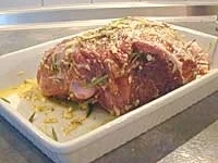 Lammschulter im Drillingsbett - Rezept