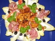 Hühnchensalat mit Schinken - Rezept