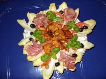 Rezept: Hühnchensalat mit Schinken Bild Nr. 2 Hühnchensalat mit Schinken - Rezept - Bild Nr. 2