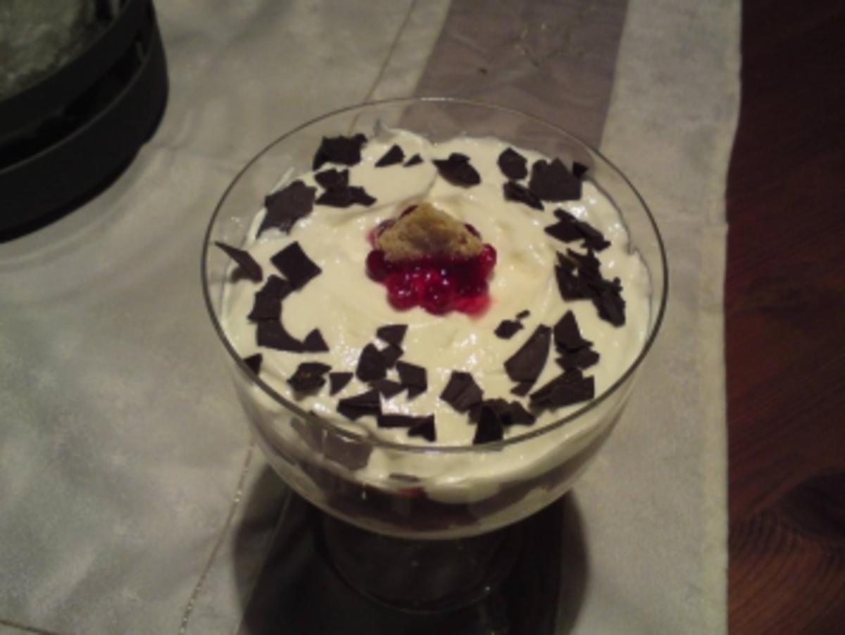 Quark-Mascapone Creme mit Preiselbeer - Rezept By daanky