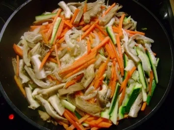 Pfannkuchen: Gefüllte Gemüsepfannkuchen - Rezept - Bild Nr. 2