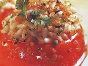 antipasti gefullte tomaten mit reis - Rezept
