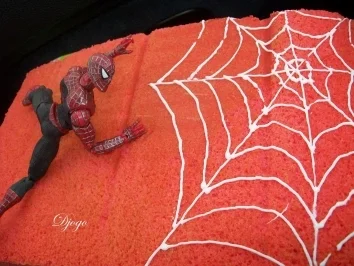 Spiderman Kuchen - Rezept