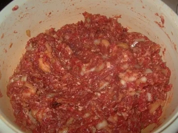 Rezept: Blumenkohl-Auflauf mit Frikadellen Blumenkohl-Auflauf mit Frikadellen - Rezept